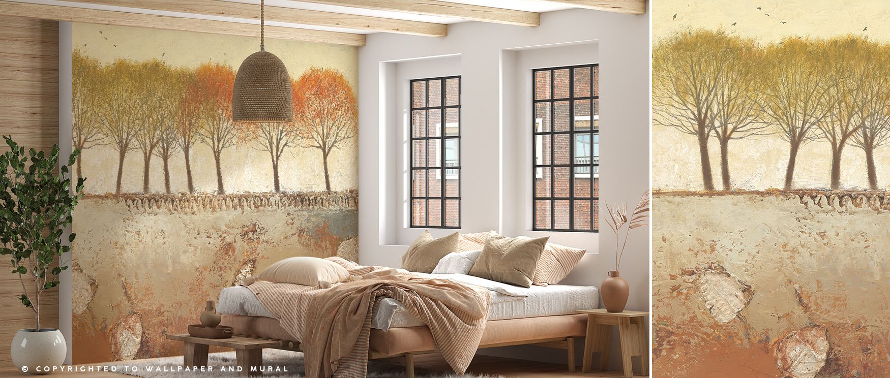 The essence of woodland serenity thrives within Field and Forest III Wallpaper, unfolding in lush layers of deep greens that suggest a forest alive with gentle whispers of leaves. Its design carries a balance of vibrancy and calm, creating interiors that 