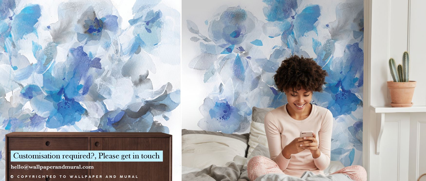In Floral Abstraction Wallpaper, vibrant hues ignite abstract floral shapes with vitality, turning walls into a canvas of contemporary beauty. Each detail suggests movement, breathing artistic life into interiors, making it ideal for creating stylish livi