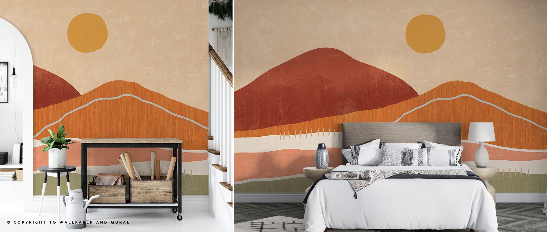 Folk Warmscape Wallpaper captures the spirit of folk traditions, where patterns and colors blend to create an inviting composition. Its warmth enhances interiors, turning ordinary walls into radiant expressions of culture. This design offers both intimacy
