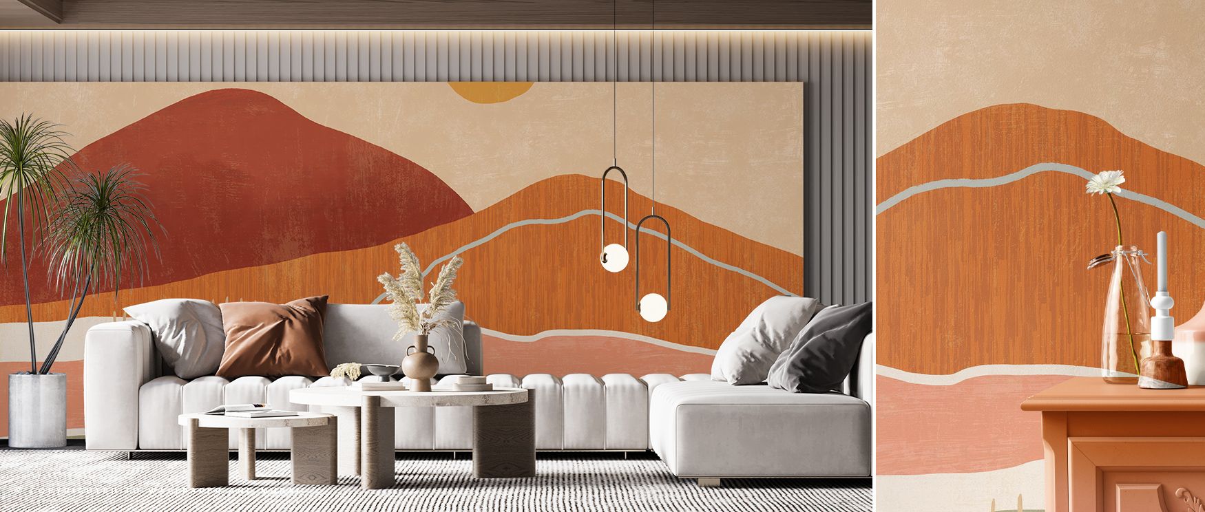 With Folk Warmscape Wallpaper, spaces are filled with rich tones that radiate vibrancy and comfort. Each folk-inspired motif flows across walls, creating harmony that feels authentic and inviting. The design brings a sense of cultural artistry into interi