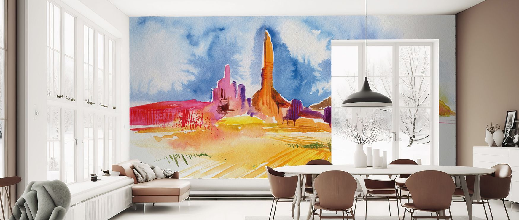The presence of Formation Wallpaper radiates modern charm, where vibrant tones combine with geometry to create balanced compositions. This design inspires interiors with creativity and energy, turning walls into features of expression. It’s ideal for spac