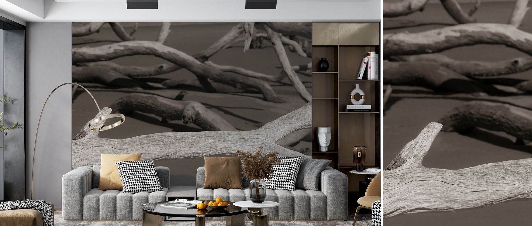 In Georgia Driftwood Wallpaper, the warmth of natural detail is expressed in textures that enhance walls with charm. Each grain suggests rustic rhythm, turning interiors into inviting spaces filled with character. The design nurtures balance and comfort, 