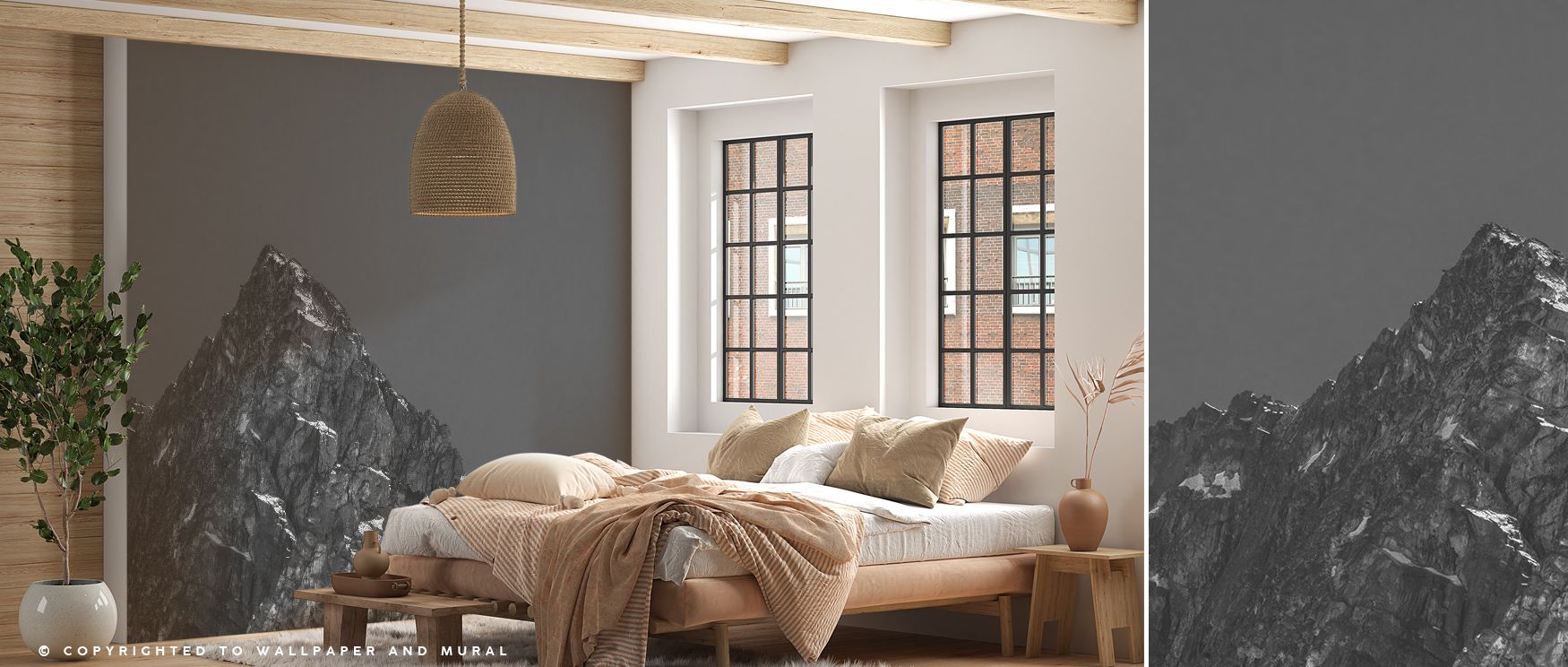 Glacial Peak Wallpaper radiates majesty as snow-covered ridges rise against expansive skies. Each detail reflects strength and beauty, enhancing interiors with balance. The design enriches walls with atmosphere, perfect for spaces that seek serenity and g