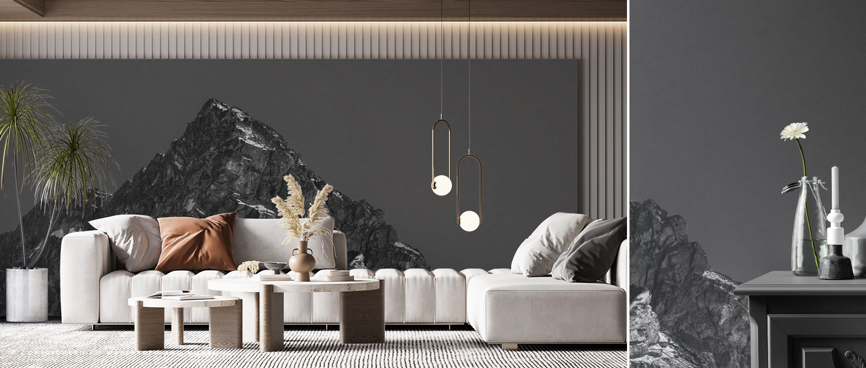With Glacial Peak Wallpaper, interiors are filled with mountain rhythm, where peaks rise in harmony. Each line reflects artistry and calm, creating walls alive with atmosphere. This design makes spaces vibrant and serene, ideal for rooms that embrace natu