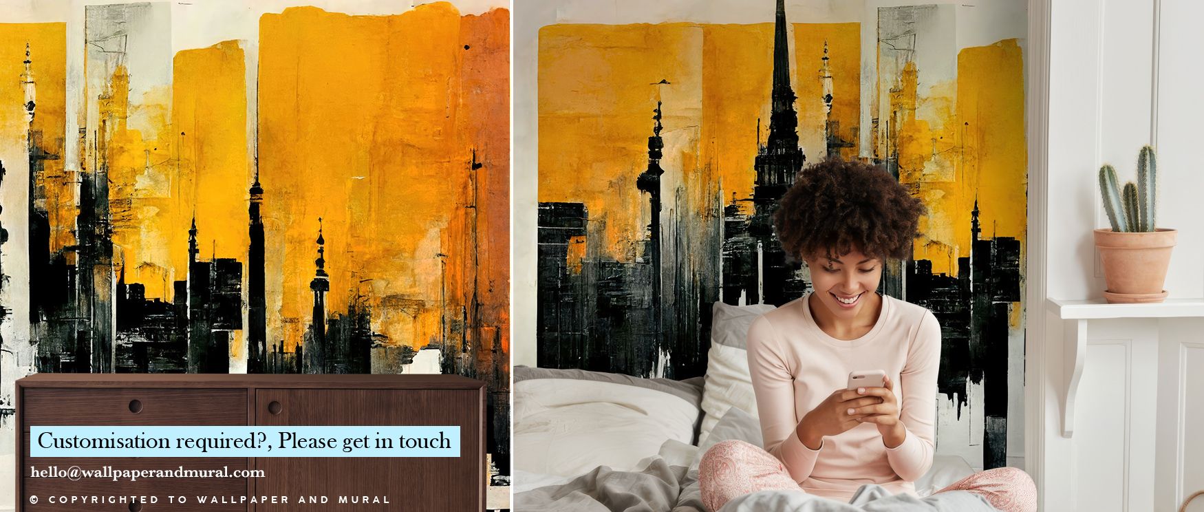 Glowing Cityscape Wallpaper captures metropolitan spirit through glowing lights and rhythm. Each detail reflects energy and creativity, enriching walls with vibrancy. The design enhances modern spaces with atmosphere, making it ideal for living areas wher