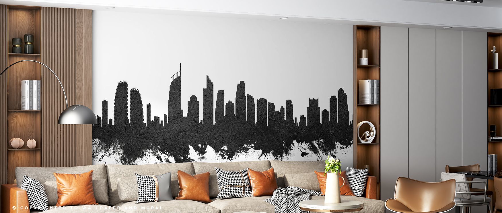 With Gold Coast Australia Skyline Black & White Wallpaper, urban forms are captured in balance, creating elegant compositions. Each detail reflects pride, turning interiors into metropolitan retreats. This design enhances walls with presence, ideal for mo