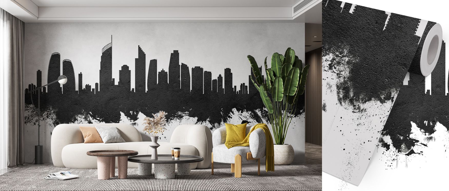 Gold Coast Australia Skyline Black & White Wallpaper radiates pride as architectural forms stand in bold clarity. Each silhouette enriches interiors with sophistication, creating walls that reflect urban spirit. The design nurtures homes with charm and he