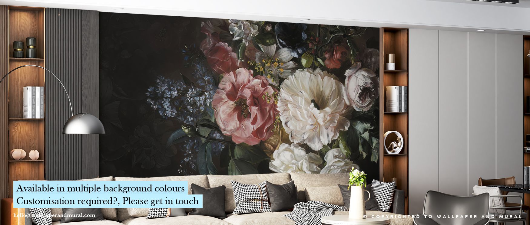 In Harmonious Arrangement Wallpaper, symmetry and softness meet, creating compositions filled with visual peace. Its palette enhances interiors with grace, offering atmosphere filled with balance and tranquility. This design transforms walls into meditati