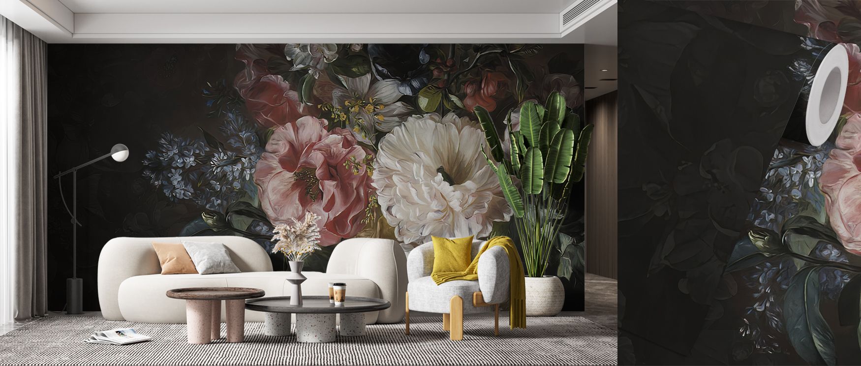 Harmonious Arrangement Wallpaper radiates balance, with its composition of flowing patterns and soothing colors. Its atmosphere feels refined, transforming walls into poetic presences. Interiors gain depth and elegance, filled with soft rhythm that enhanc