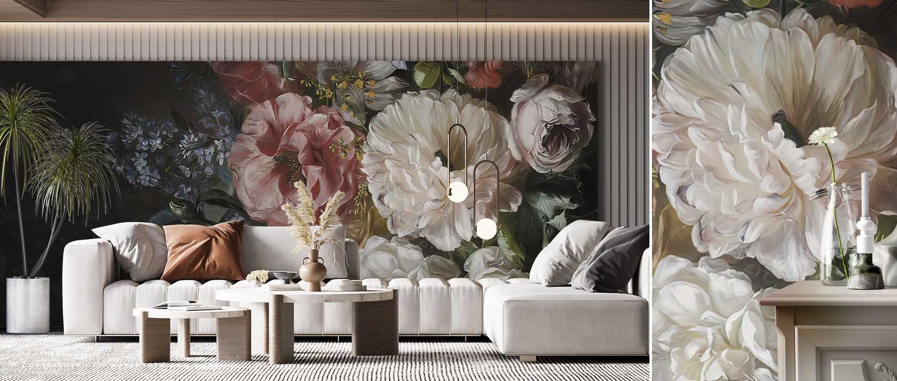 Harmonious Arrangement Wallpaper speaks of equilibrium, blending soft palettes with refined patterns. Its presence transforms walls into gentle landscapes of balance. Each form contributes to a larger sense of calm, creating interiors that resonate with p