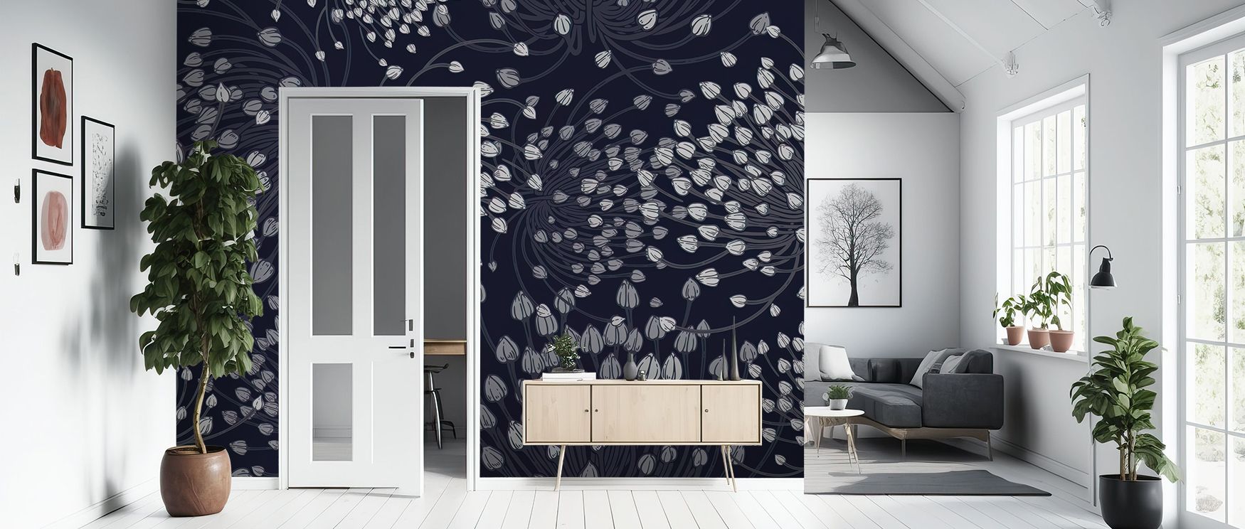 Herbs Jungle Wallpaper conveys freshness and vitality, surrounding interiors with leafy tones that glow with charm. Its palette radiates life, turning walls into immersive reflections of gardens. The design resonates with abundance, creating atmosphere th
