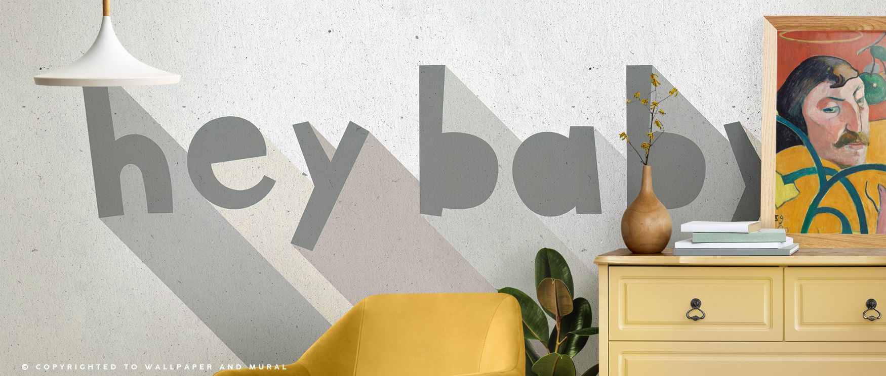 Hey Baby Wallpaper captures joyful energy, layering whimsical details into playful scenes. Its palette glows with warmth and cheer, surrounding interiors with charm. Walls gain imaginative resonance, making spaces lively and welcoming. Perfect for nurseri