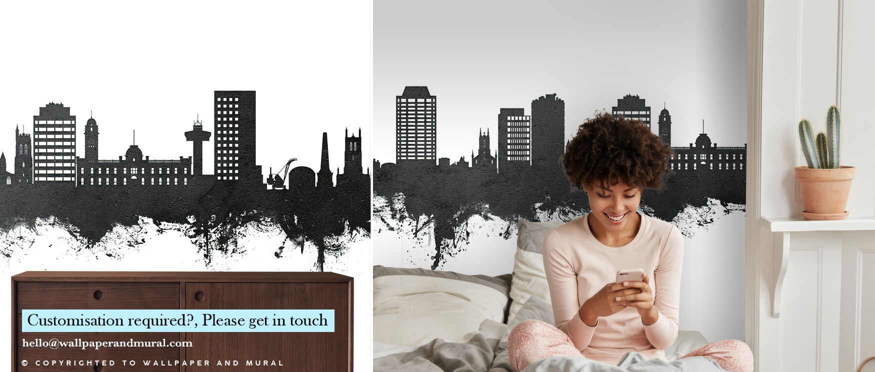 Hobart Australia Skyline Black & White Wallpaper radiates clarity, with its crisp forms layered against minimalist palette. Its design enhances interiors with strength, creating walls filled with cultural resonance. This composition turns living rooms or 