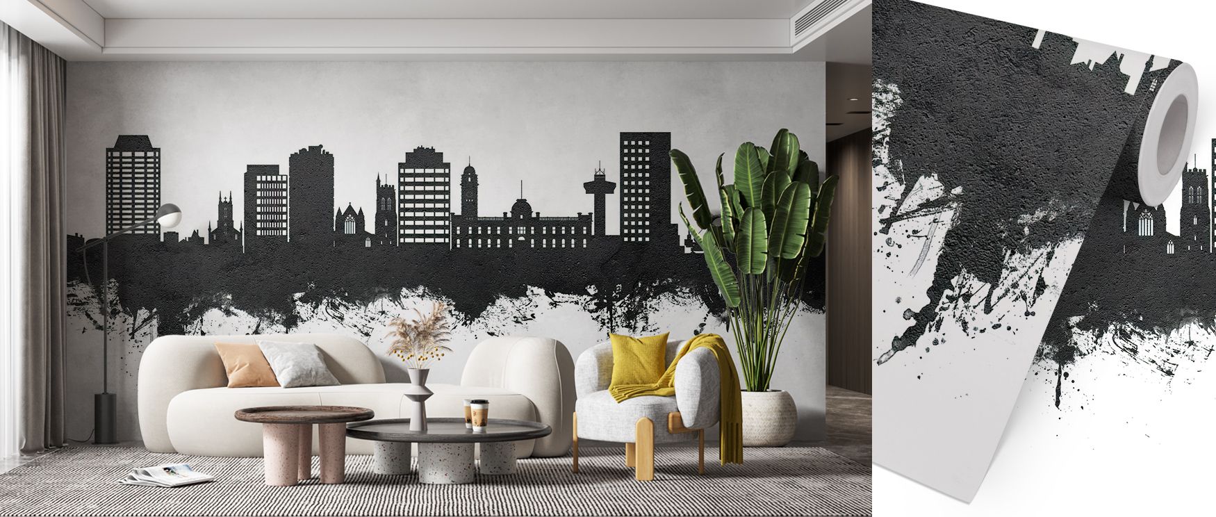 Hobart Australia Skyline Black & White Wallpaper speaks of strength and heritage, with crisp architectural lines in elegant tones. The design transforms walls into artistic reflections of identity, enriching interiors with cultural resonance. Perfect for 