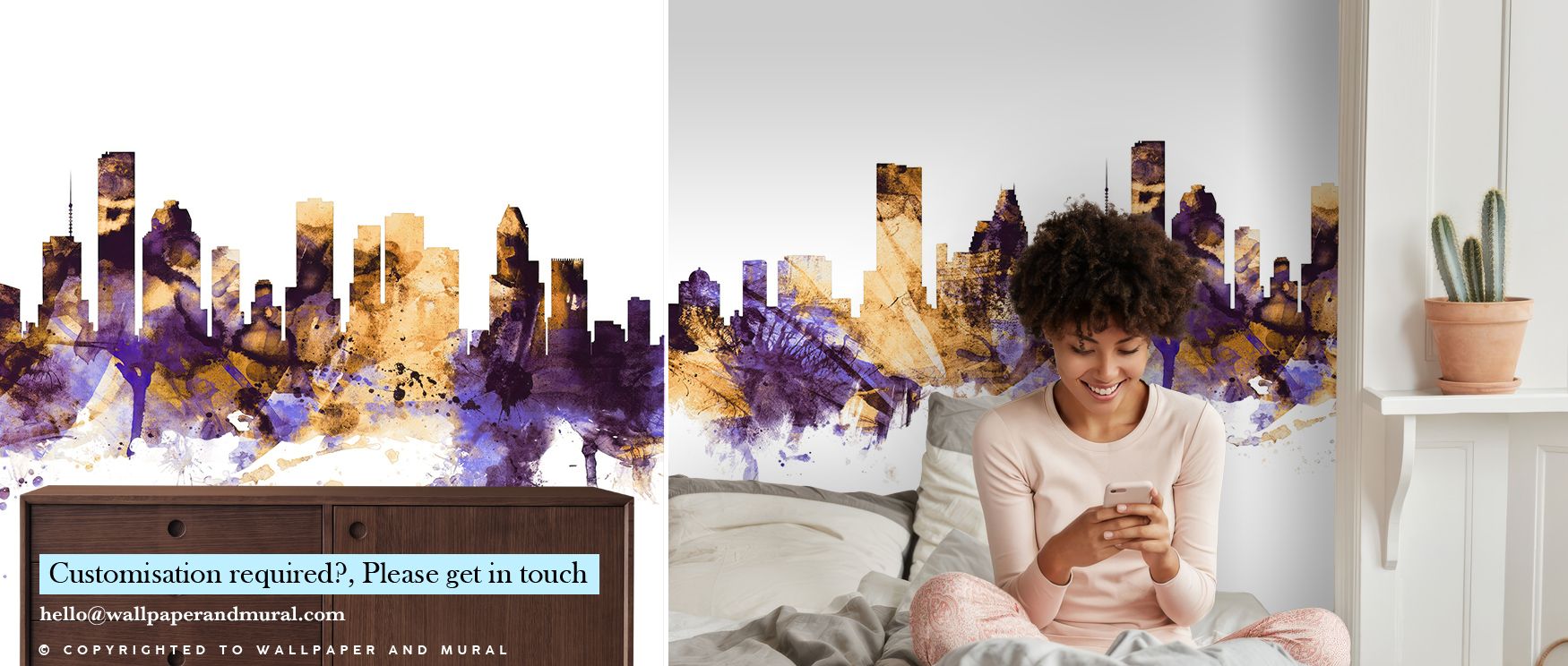 In Houston Skyline Purple & Gold Wallpaper, regal tones create compositions of strength and elegance. Its presence surrounds interiors with balance, filling spaces with cultural resonance. Walls become luminous with charm, enriched by heritage and identit