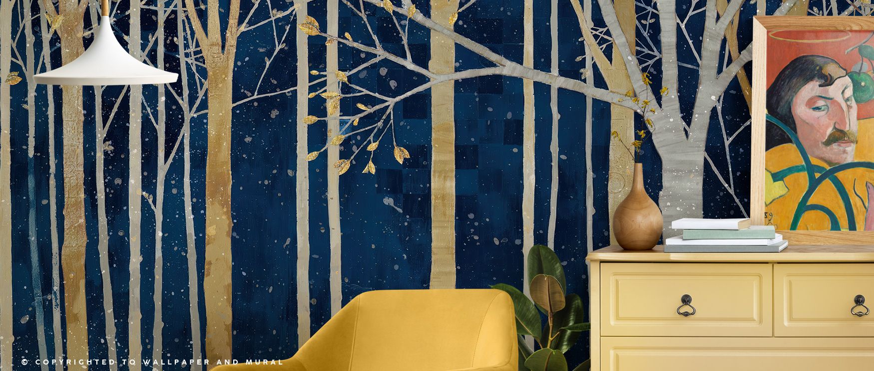 In Springtime Indigo Wallpaper reflects charm, layering blossoms across walls in soothing indigo hues. Its palette conveys peace, offering interiors timeless rhythm. By surrounding rooms with elegance, it transforms living spaces into poetic reflections o