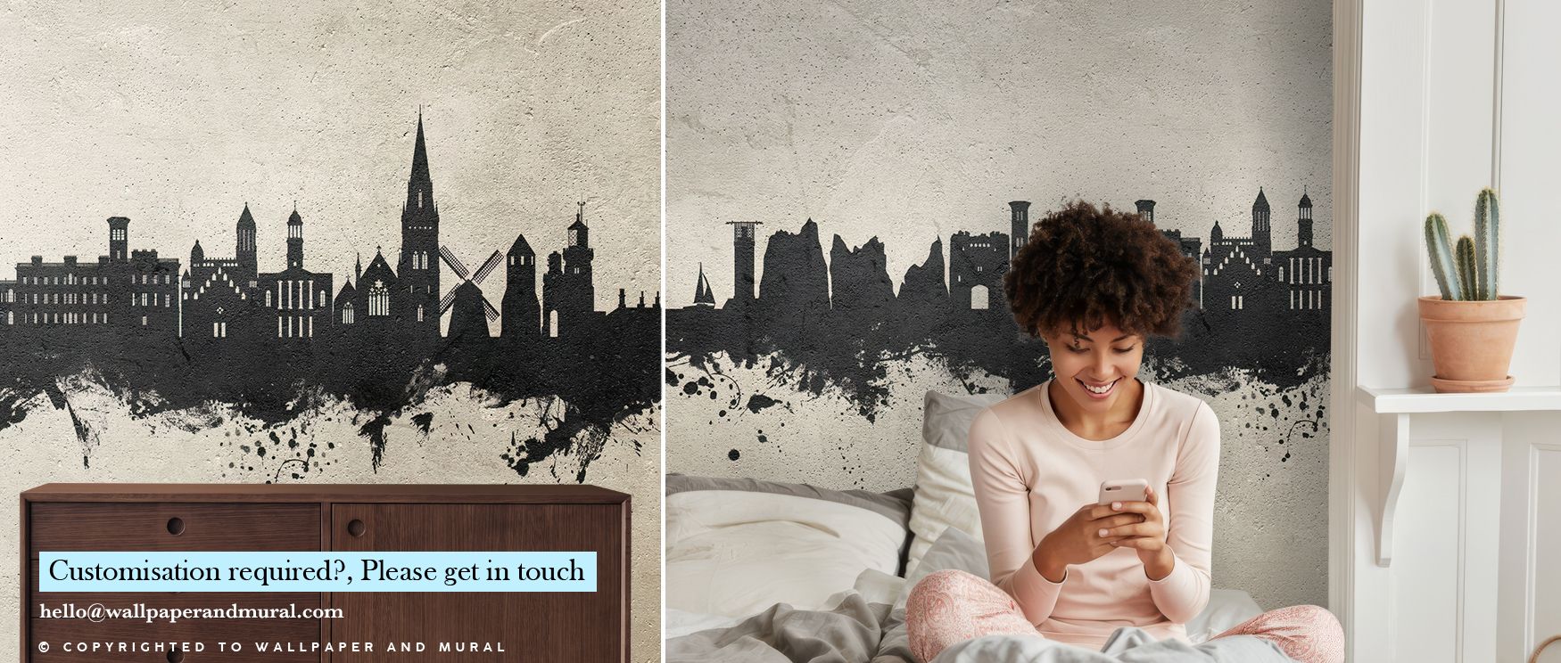 In Isle of Wight England Skyline Concrete Wallpaper, bold forms rise against grey backdrops, conveying strength and identity. Its palette resonates with heritage, surrounding interiors with presence. Walls glow with sophistication, enriching modern spaces