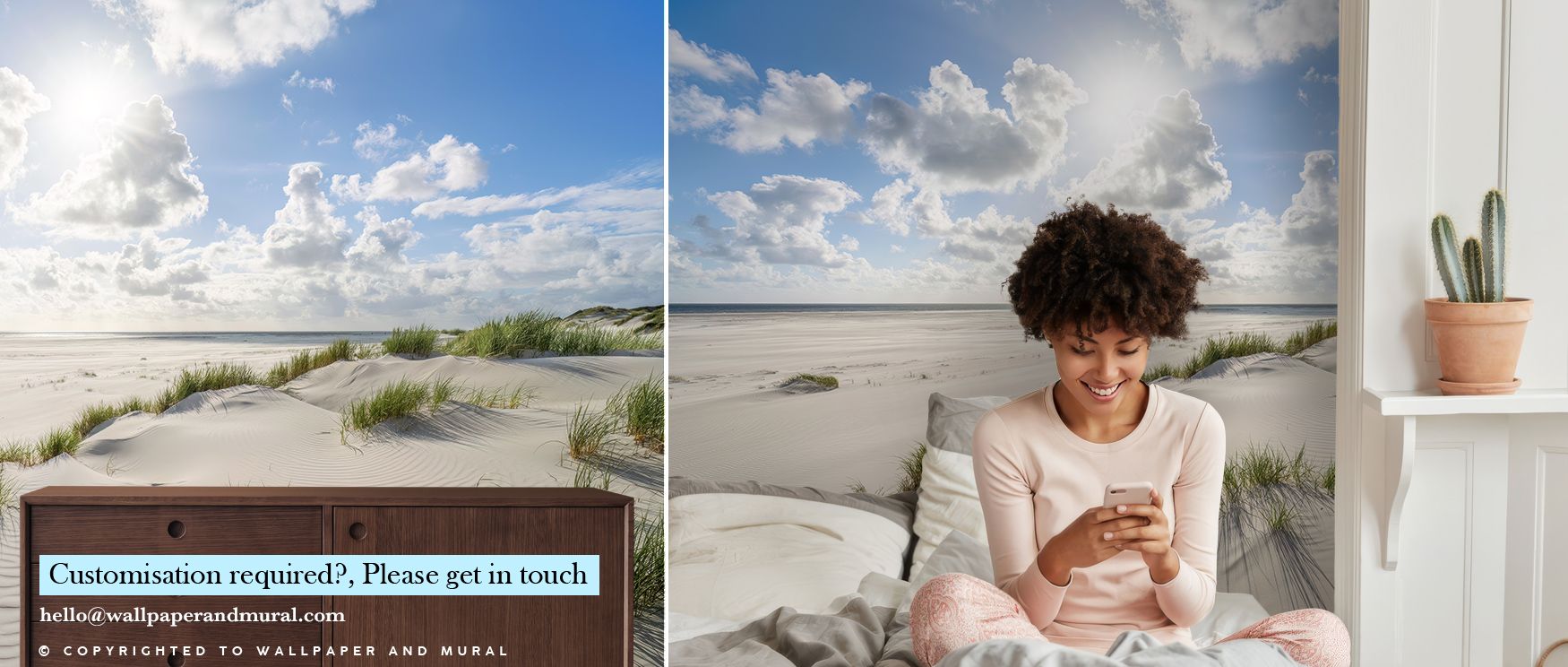 Kniepsand Beach Wallpaper radiates tranquility, layering soft sands and waters into rhythmic presence. Its palette conveys serenity, surrounding interiors with resonance. Walls glow with coastal elegance, turning homes into retreats enriched with peace. T