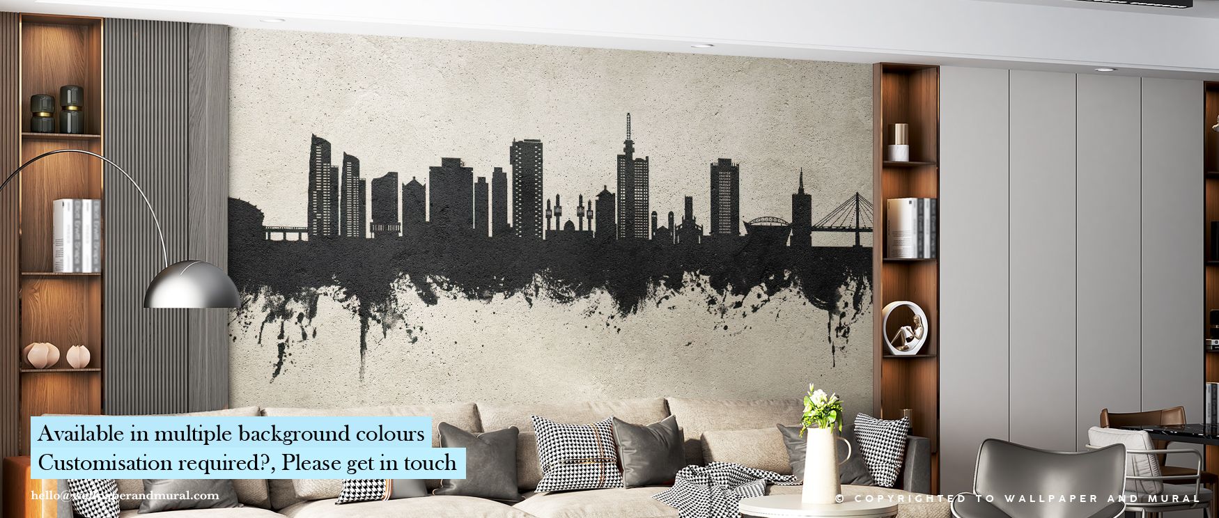 Lagos Nigeria Skyline Concrete Wallpaper conveys balance, layering architecture into rhythmic tones. Its palette resonates with strength, surrounding interiors with resonance. Walls glow with pride, turning spaces into urban reflections of cultural herita