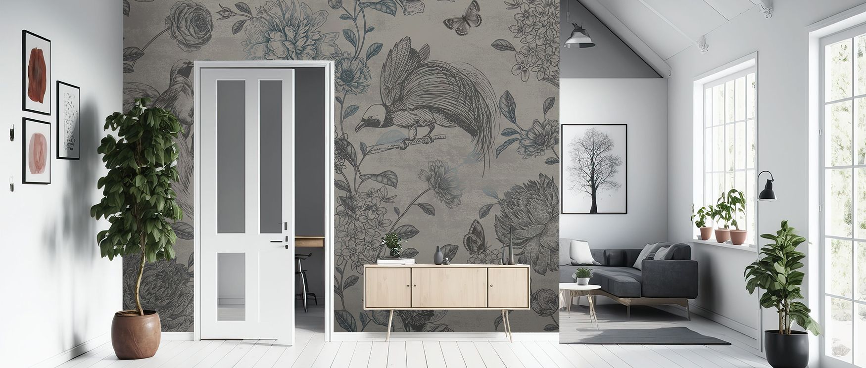 Laura’s Assembly Wallpaper reflects artistry, layering colorful motifs into flowing rhythm. Its palette conveys inspiration, surrounding interiors with resonance. Walls glow with imagination, making homes sanctuaries of creativity. Perfect for living room