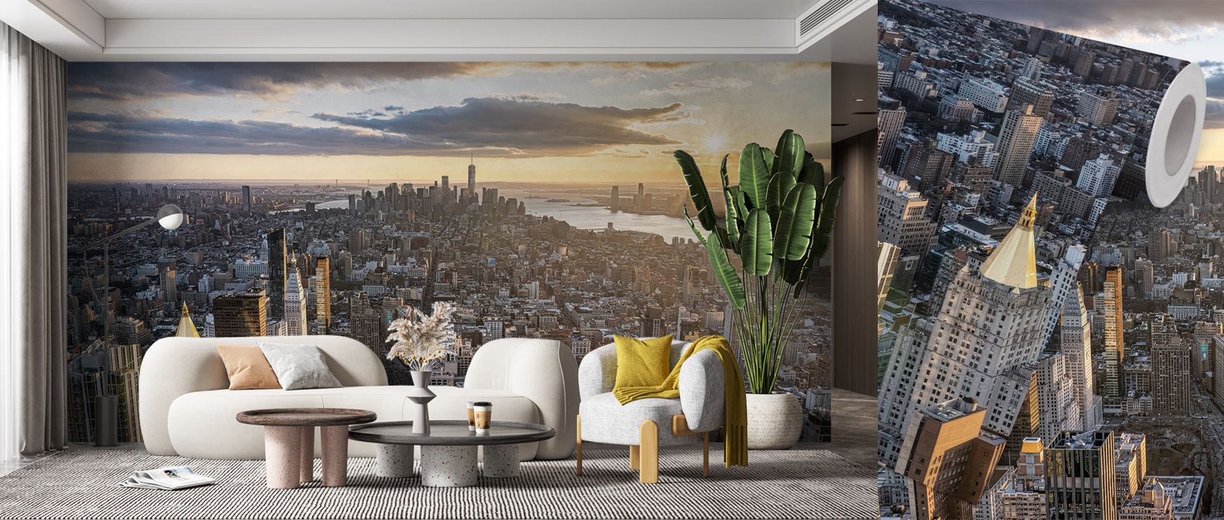 In Lower Manhattan Views Wallpaper, architecture becomes artistry, with bold skyline silhouettes set against luminous contrasts that enrich interiors with cultural resonance. Each form radiates pride, creating an interplay of rhythm and refinement across 