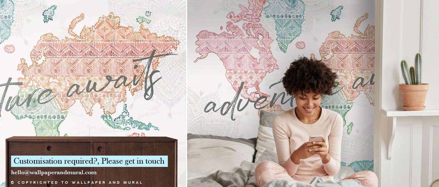 Macrame World Wallpaper radiates serenity through intricate woven motifs that mirror artisanal heritage. Each curve and thread interlace to create flow and dimension, filling interiors with subtle motion. The soft neutral palette enhances tranquility, off