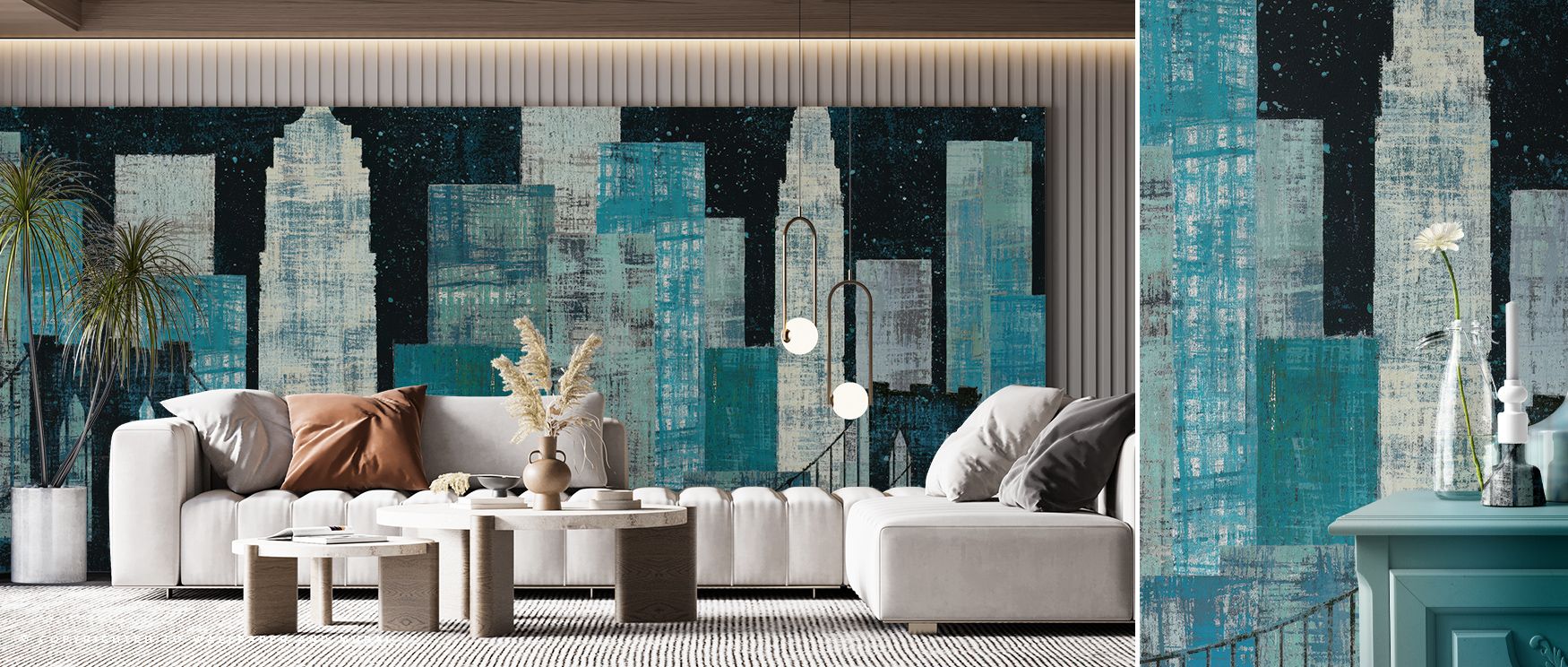 Majestic City Night Wallpaper reflects harmony between light and shadow, where architectural silhouettes glow under moonlit elegance. The design radiates sophistication and cultural charm, transforming walls into luminous urban landscapes. It surrounds in