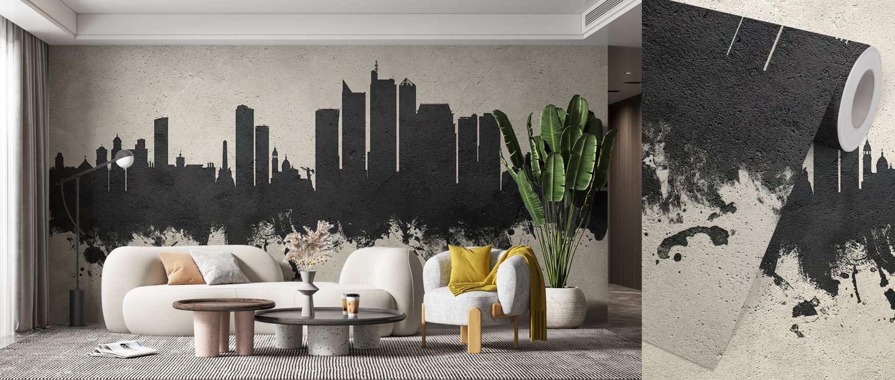 In Manila Philippines Skyline Concrete Wallpaper, structure becomes poetry. Lines converge in rhythmic grace, their silhouettes forming skyline harmony. Shadows define contour, while highlights lend vibrancy, enriching walls with poise. The design conveys