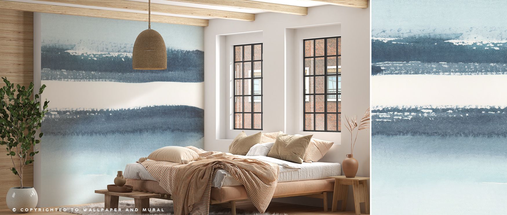 Pale silver light drifts across the serene composition of Midwinter Ice, illuminating its frosted texture with gentle clarity. The design’s simplicity reveals elegance through nuance, transforming interiors with composure and balance. Each layer suggests 