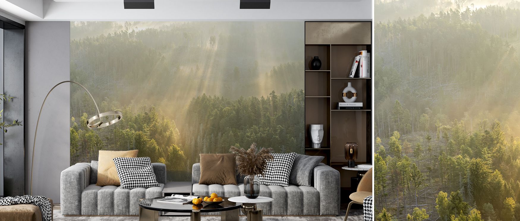 Whispers of fog stretch through Morning Fog Wallpaper, their soft transitions evoking emotion and air. Each shade conveys quiet presence, wrapping interiors in subtle harmony. The mural becomes an artwork of peace, perfect for modern spaces that celebrate