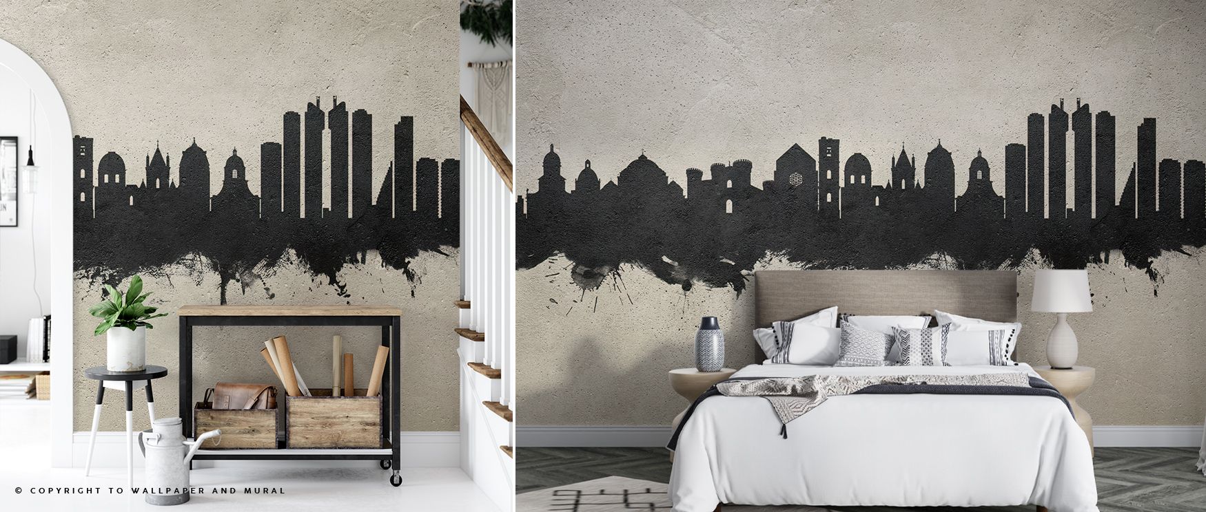 Smooth gray transitions unfold within Naples Italy Skyline Concrete Wallpaper, turning minimalism into artistry. Each layer harmonizes structure and emotion, creating mood through light and proportion. Ideal for spaces seeking refinement, it adds modern s