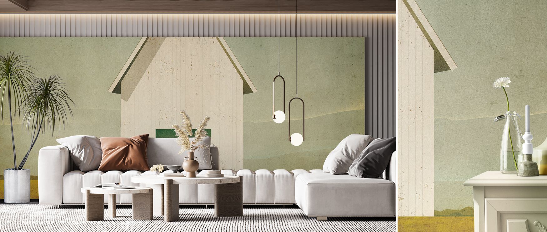Amber shadows blend with golden reflections in Ohio Barn Wallpaper, creating atmosphere through depth. The mural harmonizes texture and light, turning interiors into warm spaces of grace and simplicity. Each tone reveals timeless charm, enhancing modern r