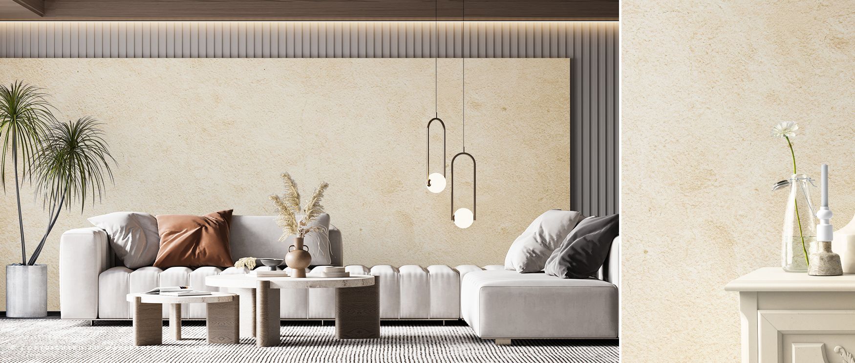 Soft transitions of teal and stone ripple through Patina Marks Wallpaper, revealing delicate depth. Each texture feels sculpted by light, embodying imperfection. The mural transforms interiors with grace and calm, expressing subtle elegance through tone, 