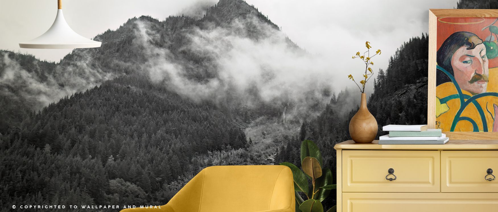 Muted hues of silver and ash merge through Peak North Cascades Wallpaper, expressing composure and light. Each peak stands in harmony, offering space. The mural transforms interiors into peaceful expanses filled with clarity, tone, and mountain grace thro