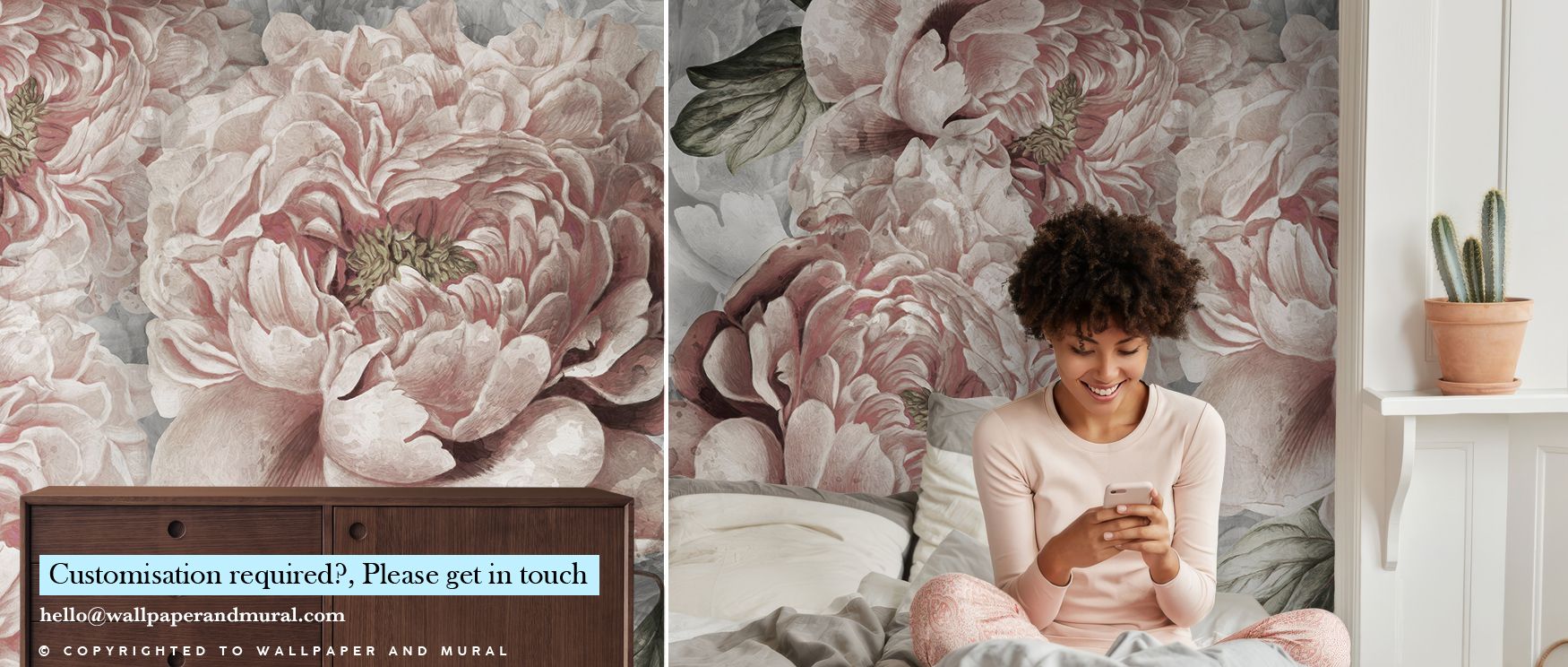 Gentle transitions of pink and ivory fill the Pions Dream Wallpaper, where light meets softness in a tender dance. Each bloom glows with calm spirit and organic rhythm, creating a peaceful sanctuary that blends natural beauty with artful stillness. 