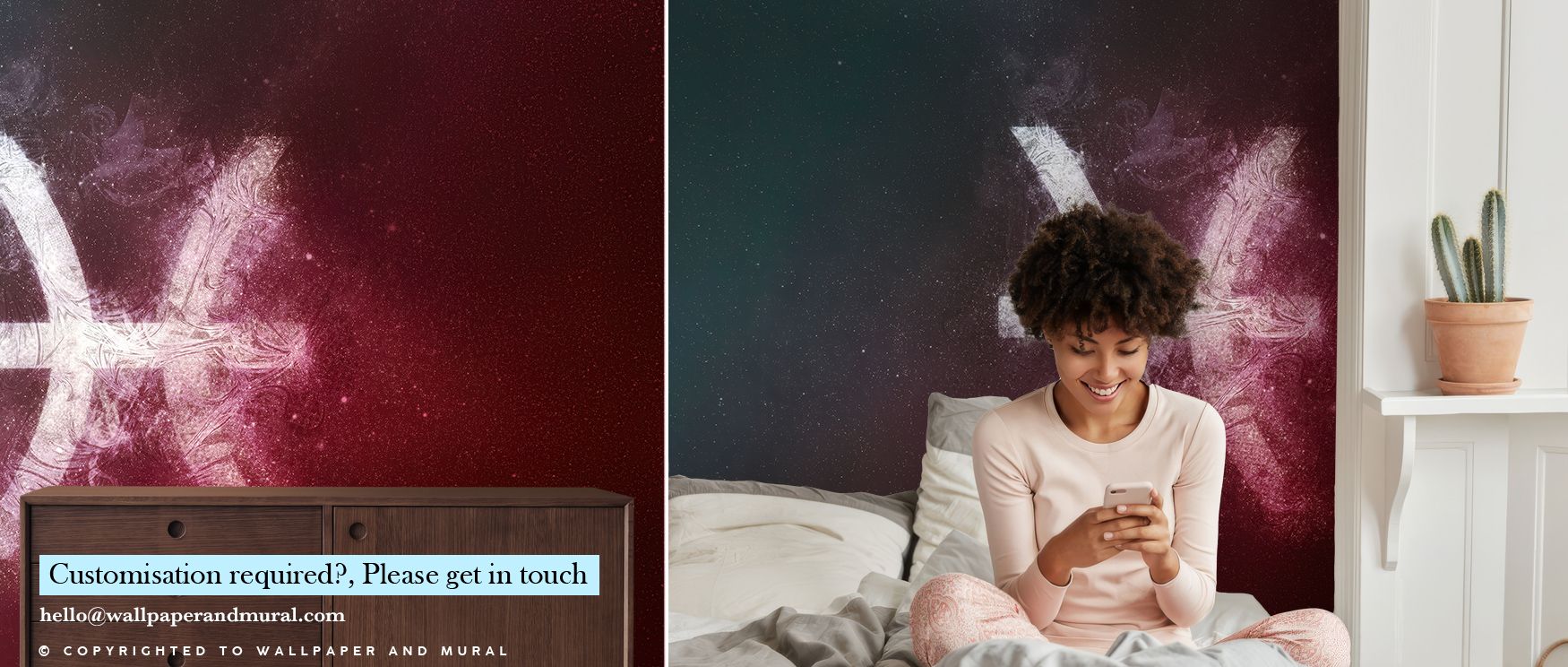 Shimmering astral lines drift through Pisces Zodiac of Stars Wallpaper, capturing clarity and wonder. Each constellation glows in rhythm, offering peace. The mural enriches interiors with cosmic flow, embodying modern elegance through luminous tone and ce