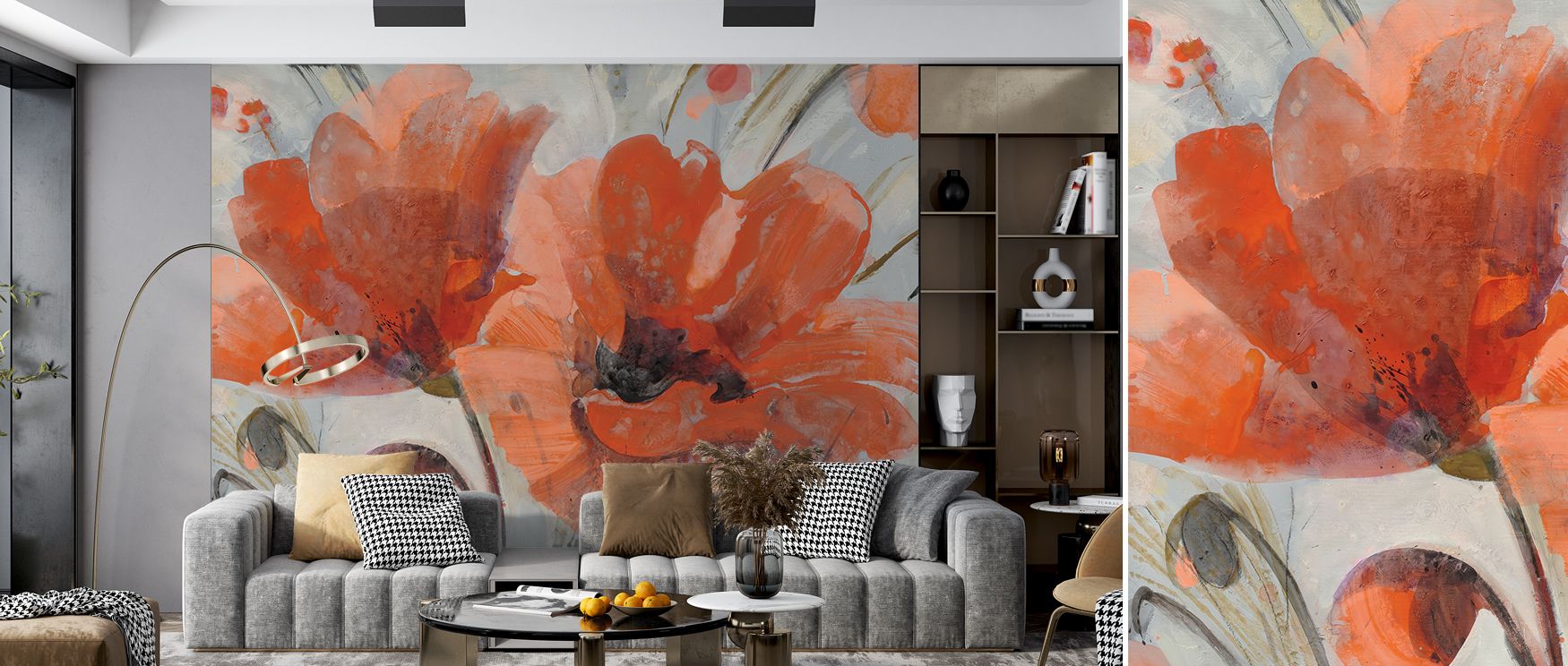 Color and movement intertwine in Popping Wallpaper, forming lively rhythm. Each hue pulses with balance, expressing creativity. The mural enhances interiors with joyful dynamism and clarity, offering visual freshness through design rhythm and tone natural