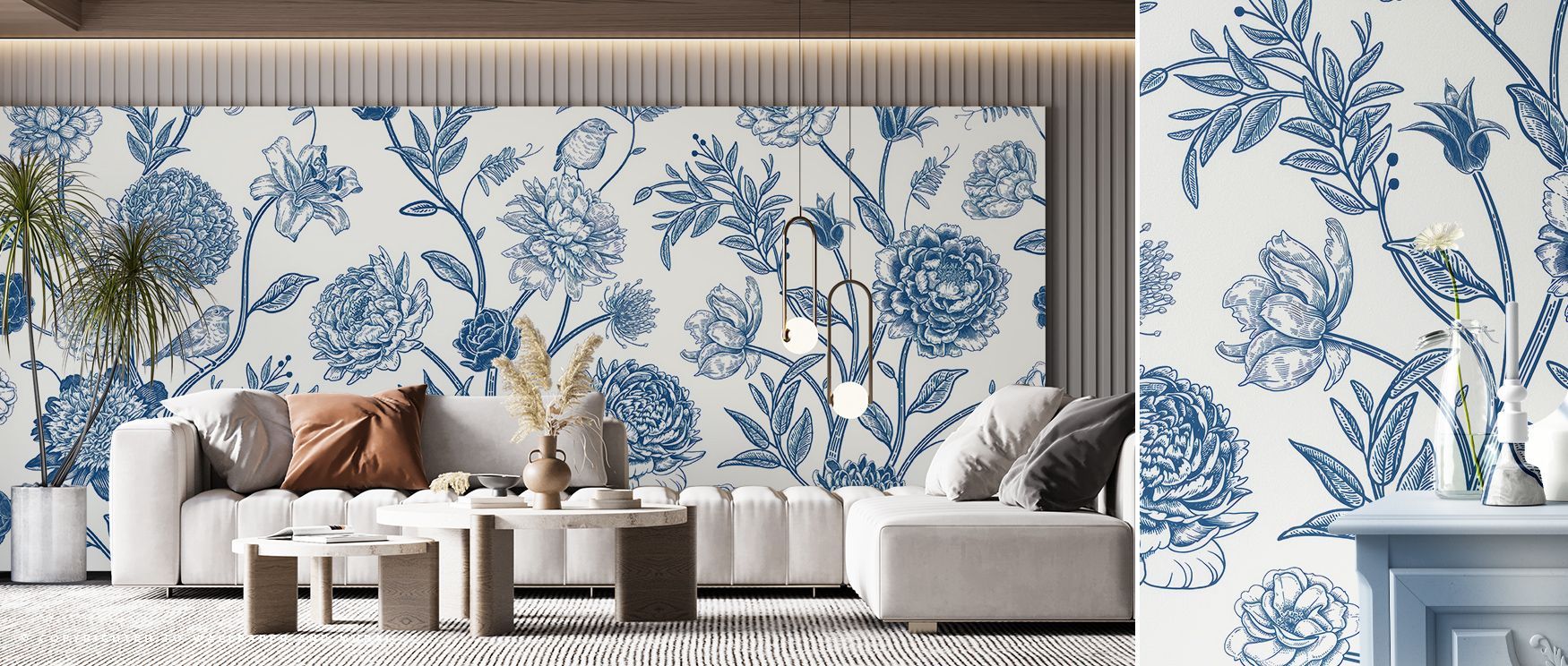Muted greens and rose blush flow through Proud Victorian Flowers Wallpaper, evoking compositional serenity. Each flower conveys structure and depth, enriching interiors with heritage and tenderness through timeless ornamental balance and tone harmony. 
