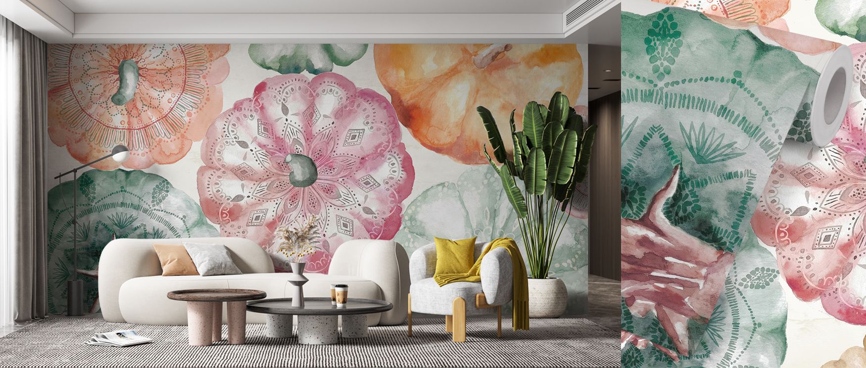 Warm hues of nutmeg and honey ripple through Pumpkin Haze Wallpaper, blending structure and serenity. Each line conveys rhythm, turning interiors into soft reflections of seasonal balance and luminous color artistry. 