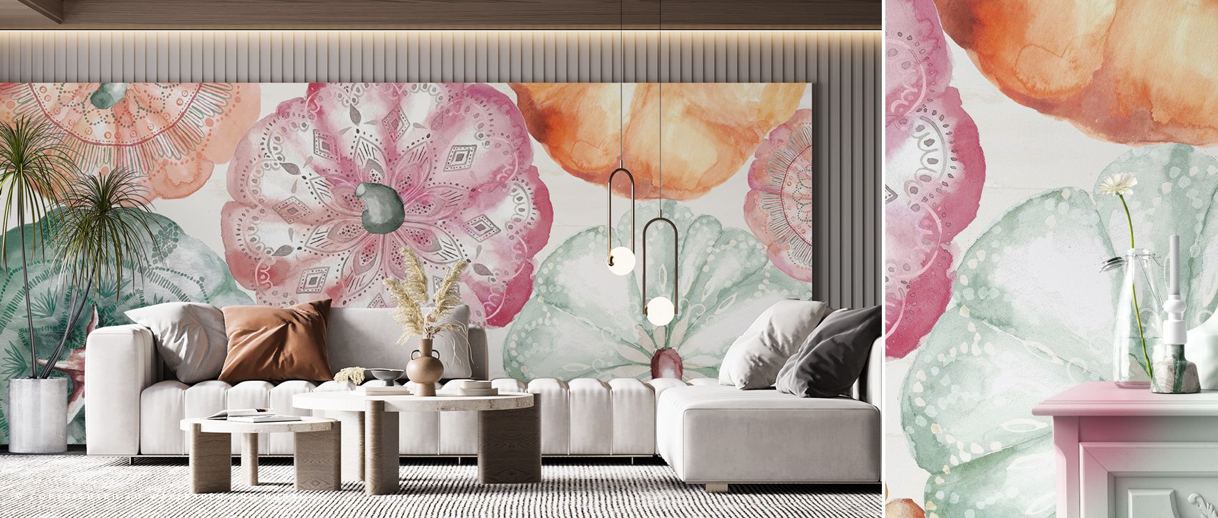 Hues of apricot and rust drift through Pumpkin Haze Wallpaper, radiating calm. Each transition reflects tonal harmony, offering interiors peaceful warmth. The mural enhances spaces with fluid texture and organic autumnal depth through artistic rhythm natu