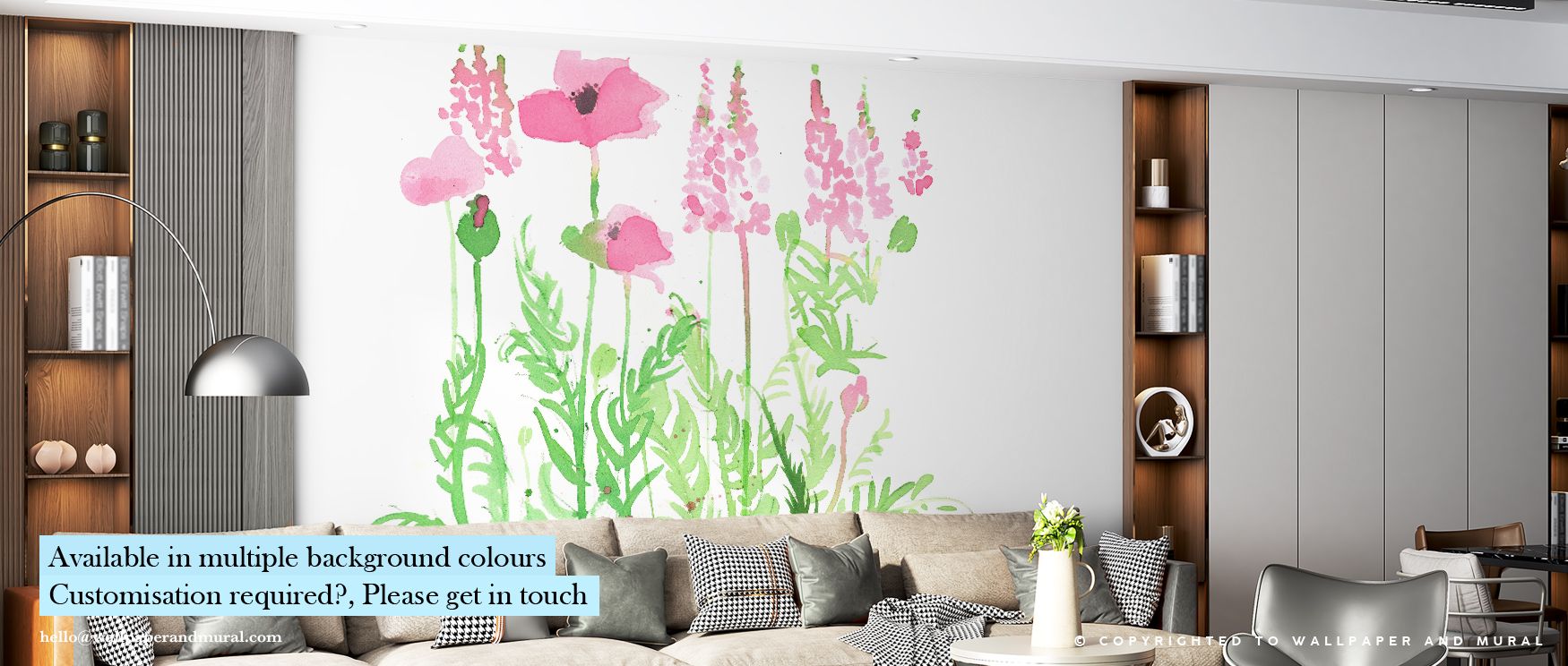 The Ranunculus Wallpaper portrays flowers as living art, their soft edges dissolving into layers of diffused light. It brings gentle freshness and botanical charm into modern interiors, enriching spaces with poetic softness and natural rhythm. 