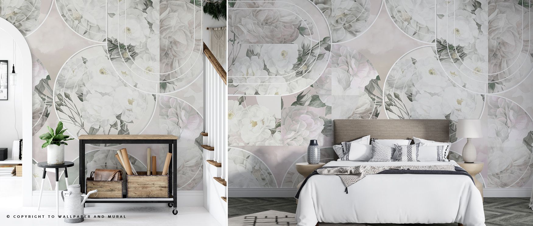 Across the Retro Roses Wallpaper, roses bloom like watercolor echoes of the past. Their subtle tones convey calm refinement and heartfelt beauty, infusing living areas with warmth and emotional depth drawn from timeless artistry. 