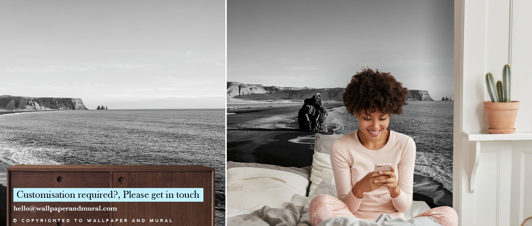 Echoes of distant tides reverberate through the Reynisfjara Wallpaper, merging storm gray with obsidian undertones. This atmospheric balance between darkness and luminescence enhances sophisticated interiors seeking natural grandeur and subtle emotional d
