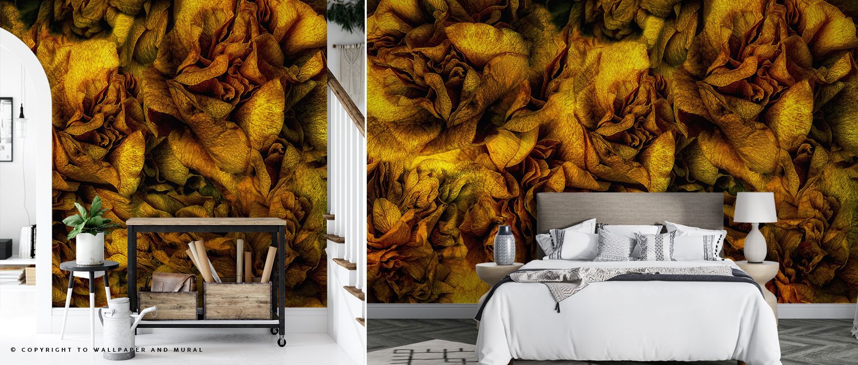 Curves unfold across Ruffles and Frills Wallpaper, offering elegance through subtle light transitions. The serene composition draws balance and charm, complementing interiors devoted to calmness, softness, and visual allure. 