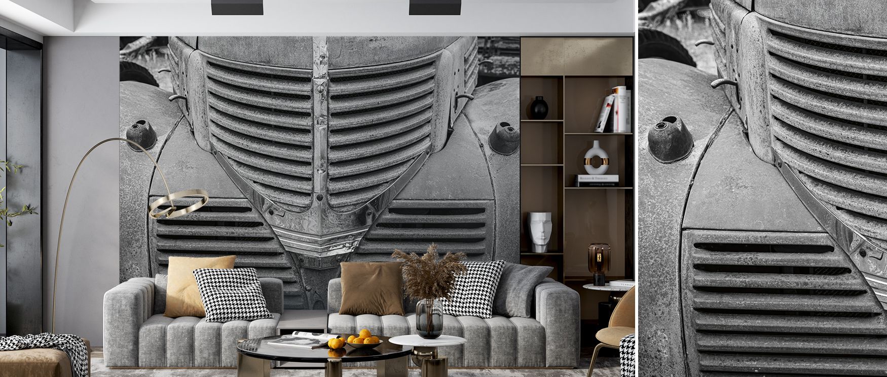Heritage elegance shines through Rusted Glory I Wallpaper, expressing both resilience and calm. The rhythmic pattern of corrosion brings soulful artistry, crafting design that embodies warmth, history, and human touch.
