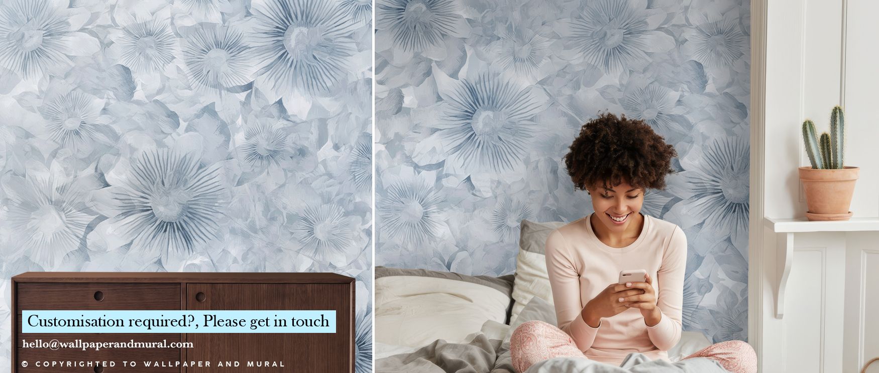 Blooming detail fills Lilac Flower Crowd Wallpaper, uniting vibrance and calm. The design’s visual cadence mirrors natural flow, creating timeless atmosphere that enhances tranquil, optimistic interiors. 