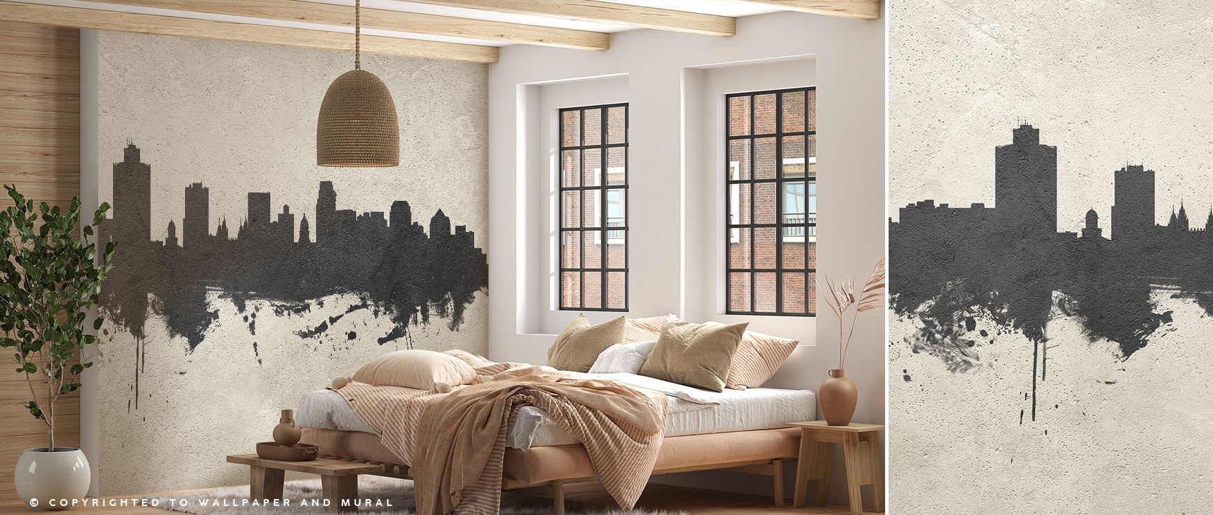 Shades of cool grey stretch across the horizon in Salt Lake City Utah Skyline Concrete, capturing the pulse of an urban landscape beneath a soft veil of mist. The skyline appears etched in concrete rhythm, with gentle tonal variation that gives dimension 