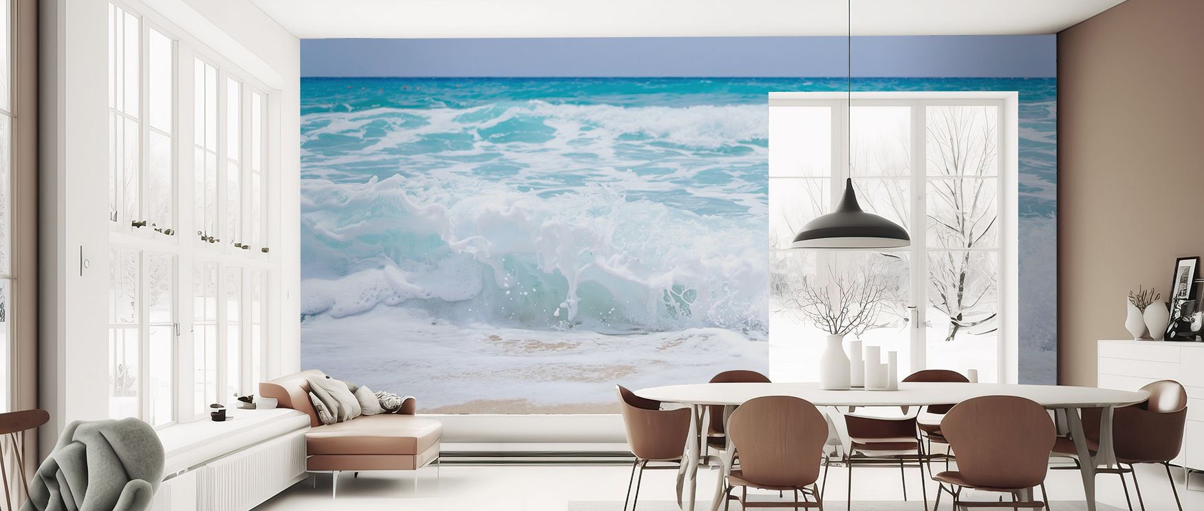 Sandy Shore wallpaper translates nature’s rhythm into living design. Layers of sand-toned texture pulse with softness, creating organic continuity and warmth. Each line carries peace, enhancing spaces with elegant simplicity and quiet coastal balance.
