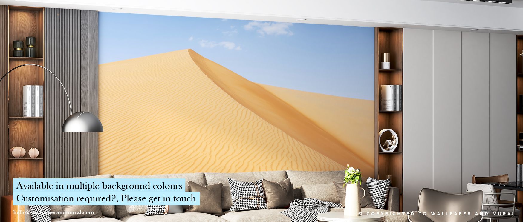 Soft textures within Sandy wallpaper embody the rhythm of sea-washed sand. Each gradient reflects gentle continuity, creating walls alive with natural grace. Perfect for living areas that embrace light, movement, and the organic elegance of seaside calm t