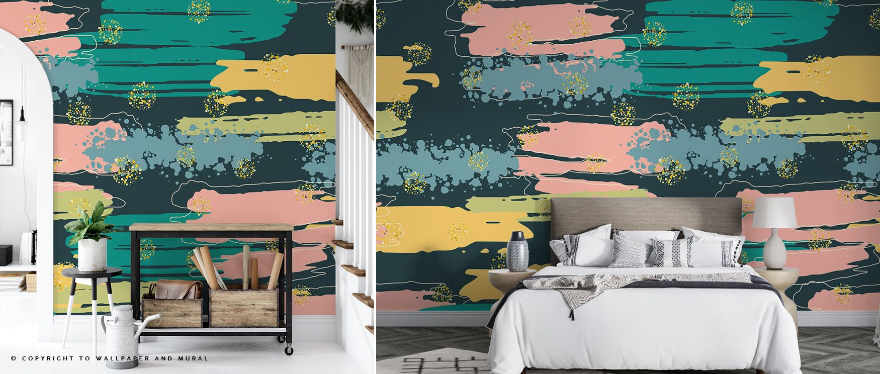 Shape And Splash Dark Wallpaper reveals a dialogue between structure and spontaneity, where each curve becomes an echo of artistic freedom. The dynamic balance of tone transforms interiors into atmospheric, contemporary sanctuaries of form and feeling.
